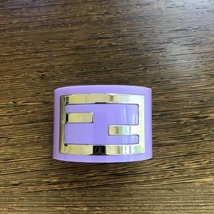 Authentic Purple Fendi Cuff